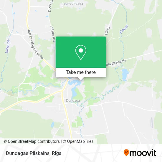 Dundagas Pilskalns map