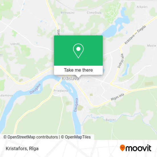 Kristafors map