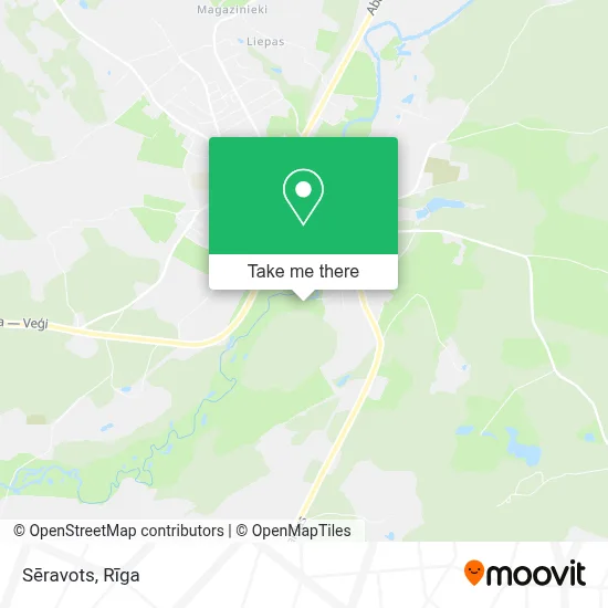 Sēravots map