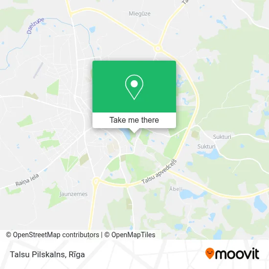 Talsu Pilskalns map
