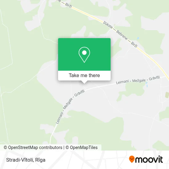 Stradi-Vītoli map