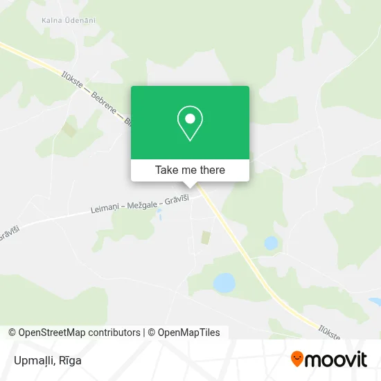Upmaļli map