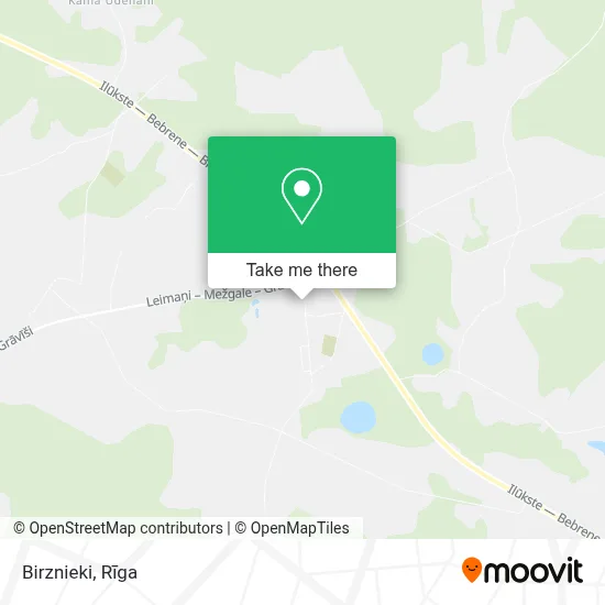 Birznieki map