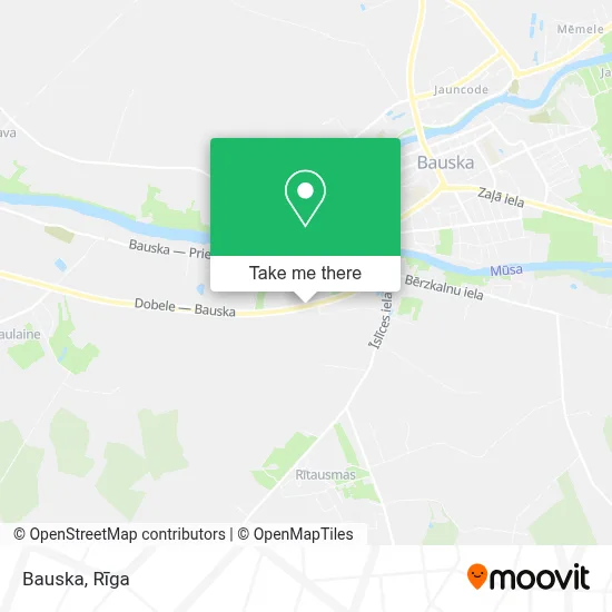Bauska map