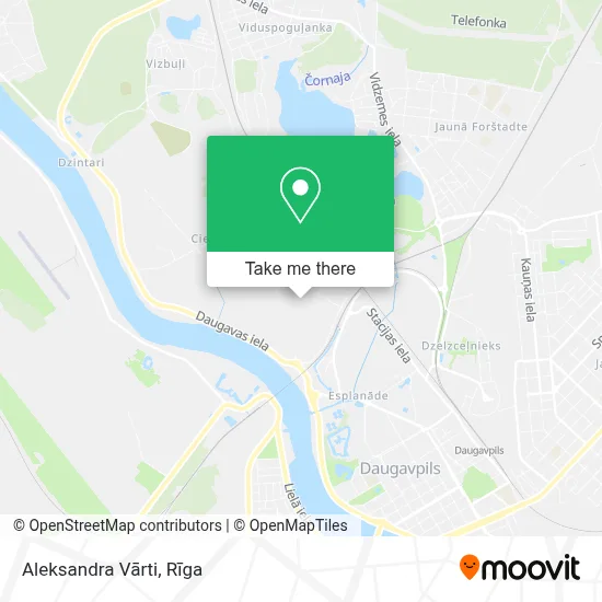 Aleksandra Vārti map