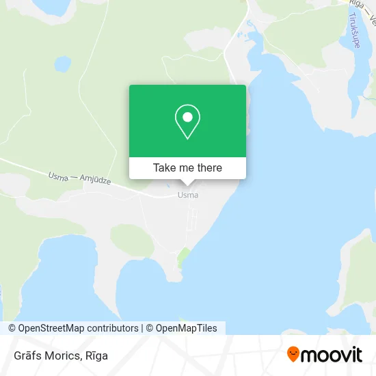 Grāfs Morics map