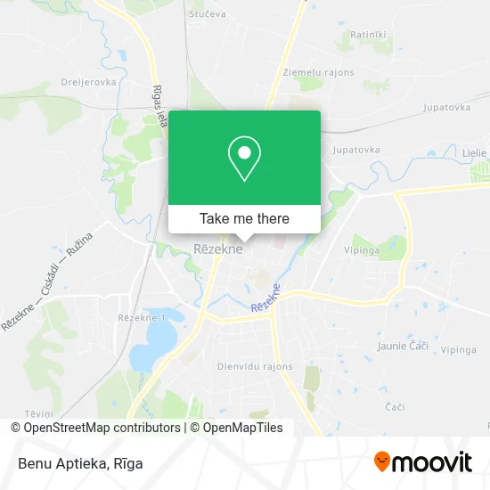 Benu Aptieka map