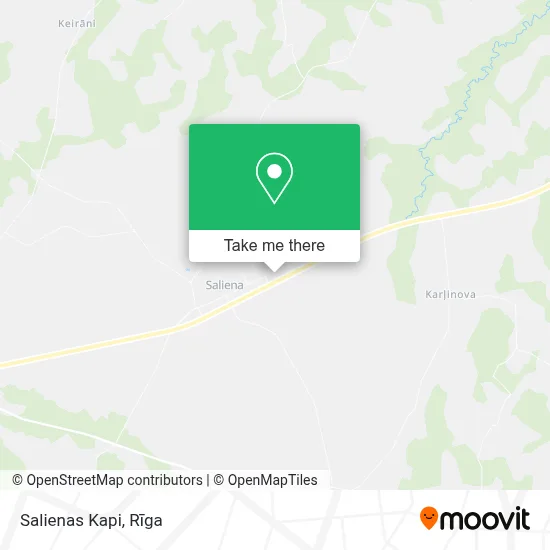 Salienas Kapi map