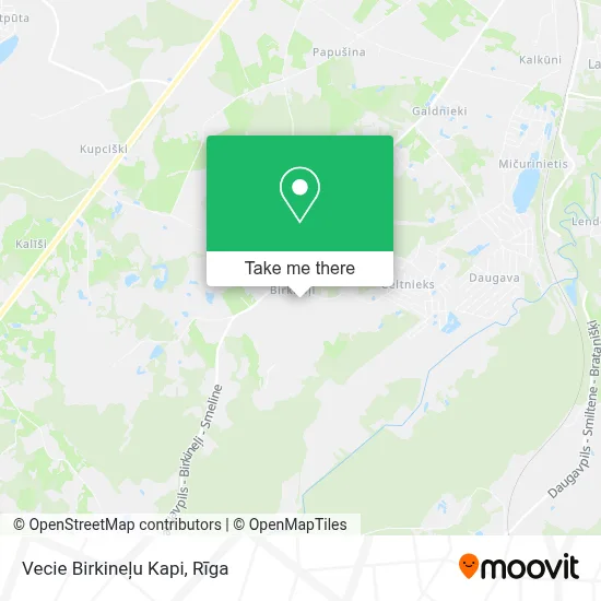 Vecie Birkineļu Kapi map