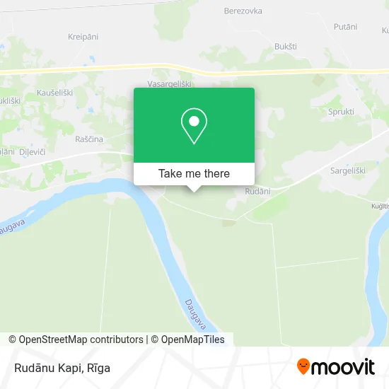 Rudānu Kapi map