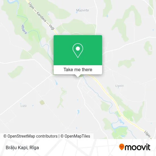 Brāļu Kapi map