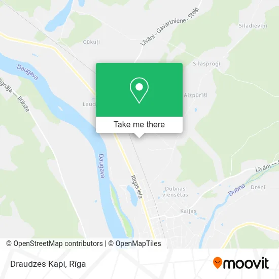 Draudzes Kapi map