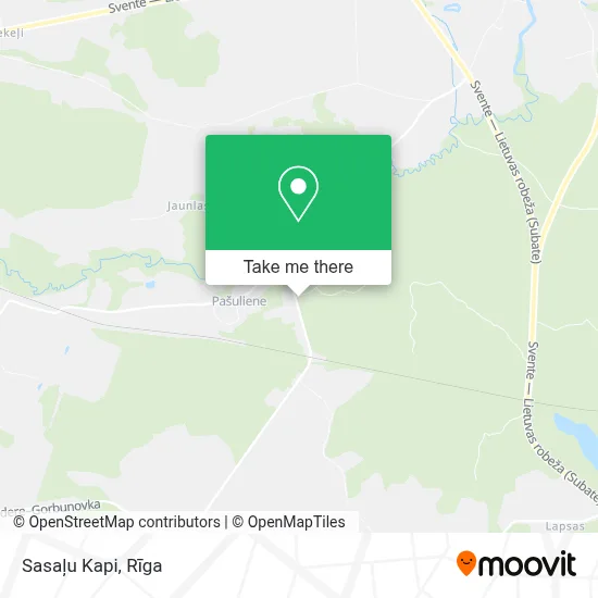 Sasaļu Kapi map