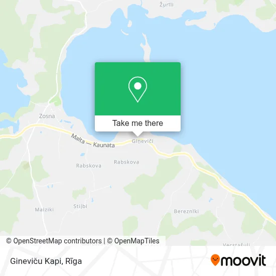Gineviču Kapi map