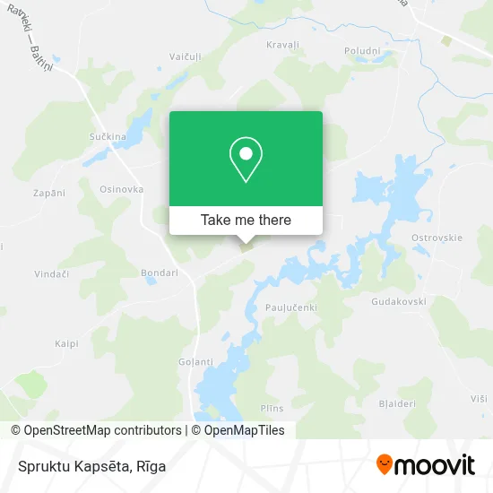 Spruktu Kapsēta map