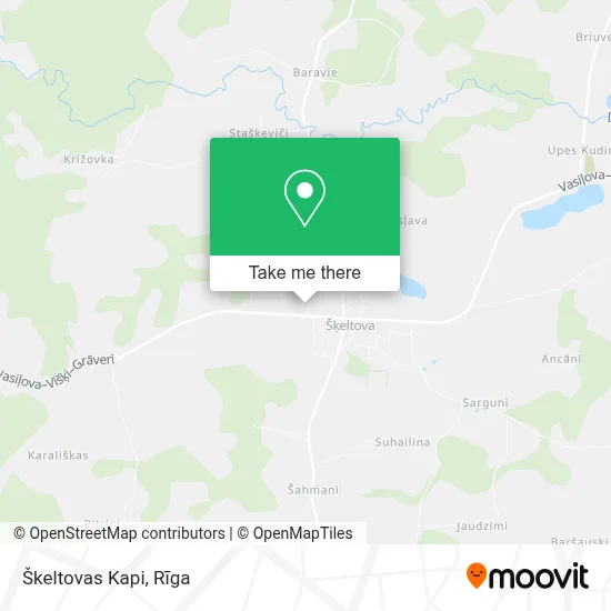 Škeltovas Kapi map