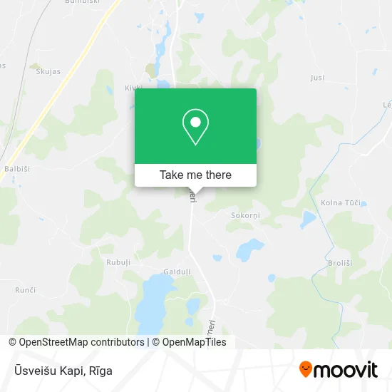 Ūsveišu Kapi map