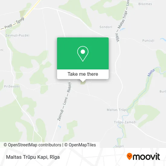 Maltas Trūpu Kapi map