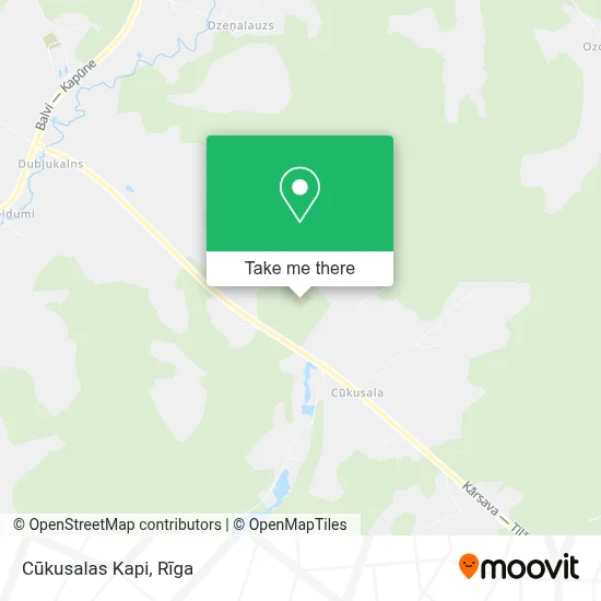 Cūkusalas Kapi map