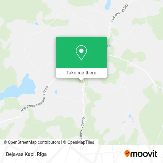 Beļavas Kapi map