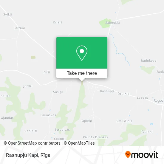 Rasnupļu Kapi map