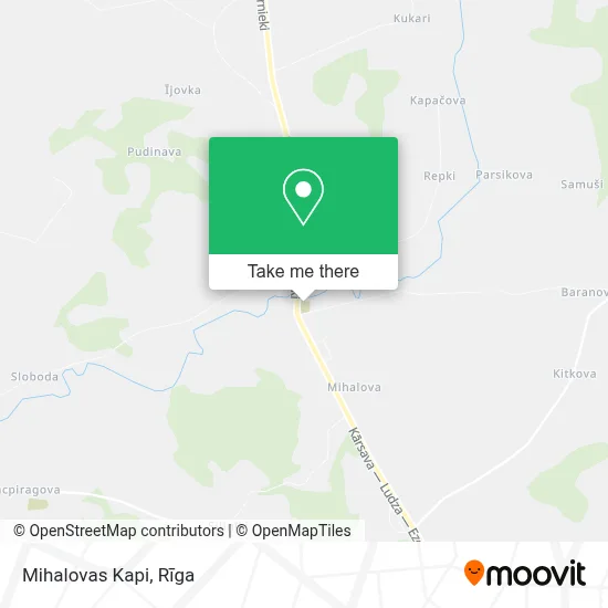 Mihalovas Kapi map