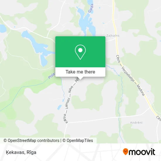 Ķekavas map