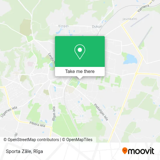 Sporta Zāle map