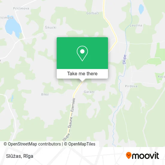 Slūžas map