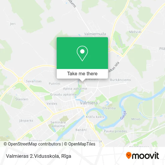Valmieras 2.Vidusskola map