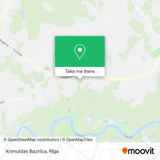 Krimuldas Baznīca map