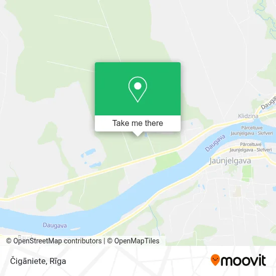 Čigāniete map