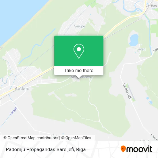Padomju Propagandas Bareljefi map