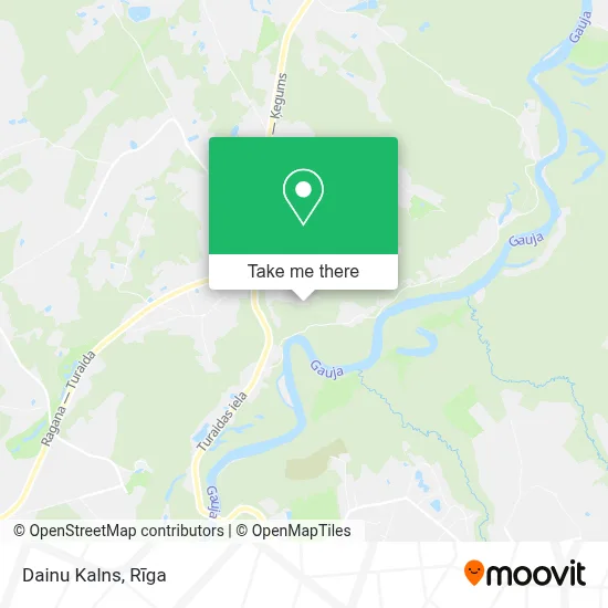 Dainu Kalns map