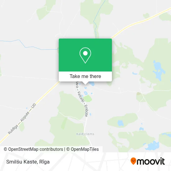 Smilšu Kaste map