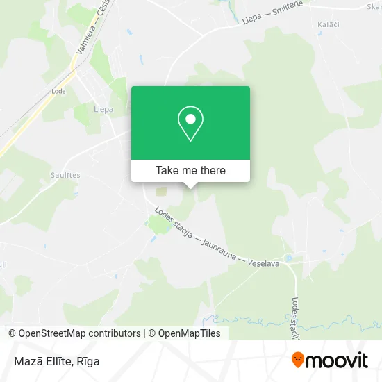 Mazā Ellīte map