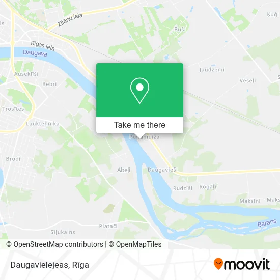 Daugavielejeas map