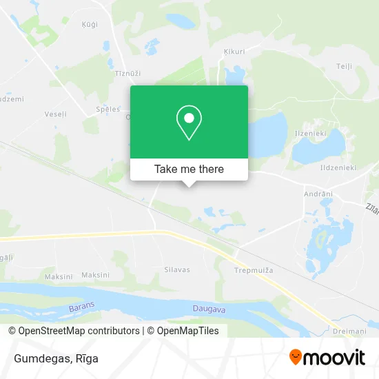 Gumdegas map