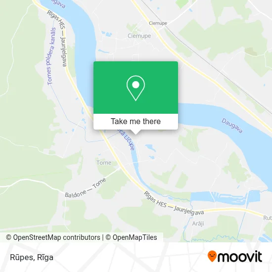 Rūpes map