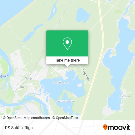 DS Salūts map