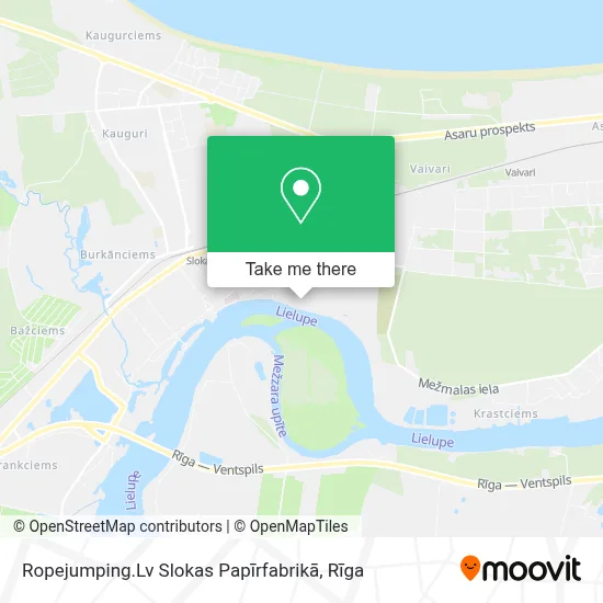 Ropejumping.Lv Slokas Papīrfabrikā map