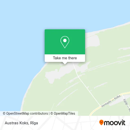 Austras Koks map