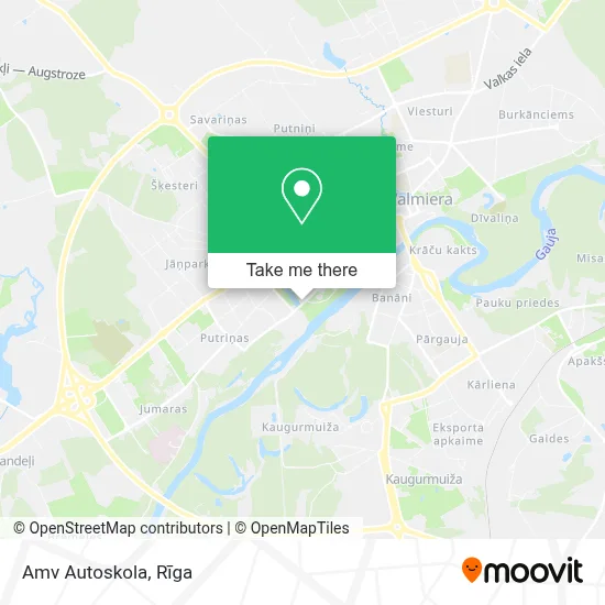 Amv Autoskola map