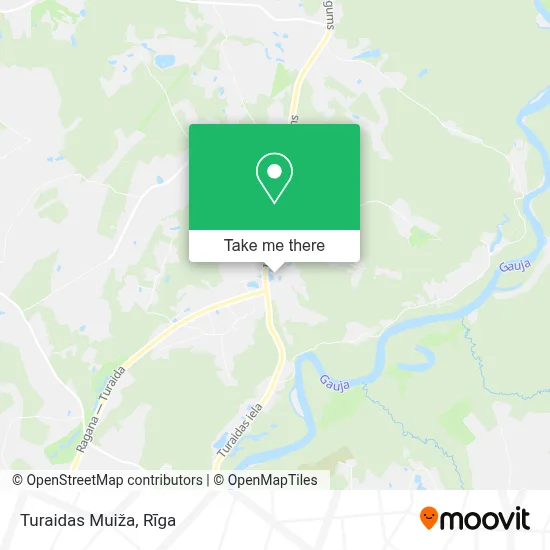 Turaidas Muiža map