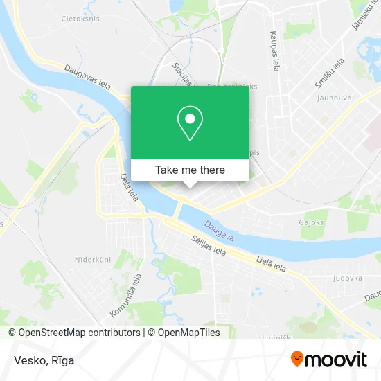 Vesko map