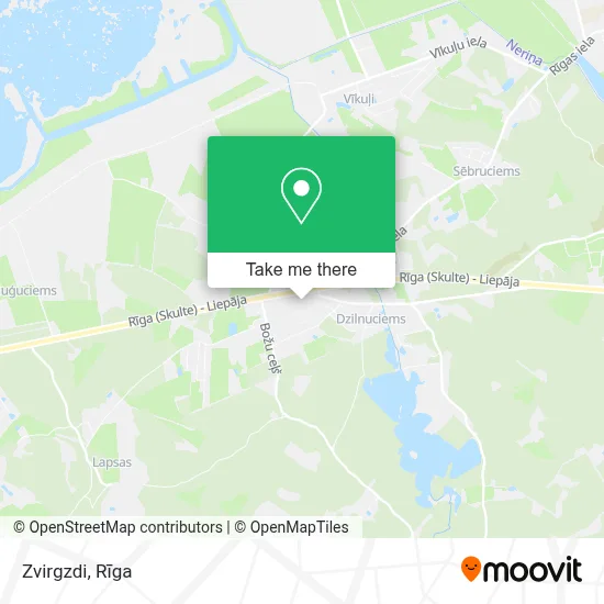 Zvirgzdi map