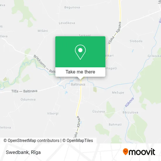 Swedbank map