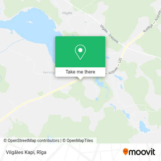 Vilgāles Kapi map