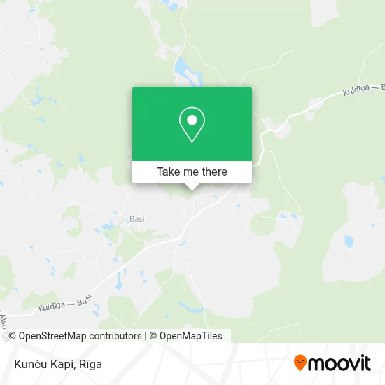 Kunču Kapi map