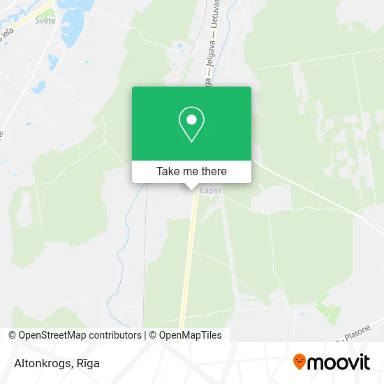 Altonkrogs map
